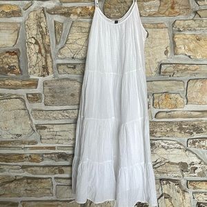 Universal Thread White Tiered Maxi Dress